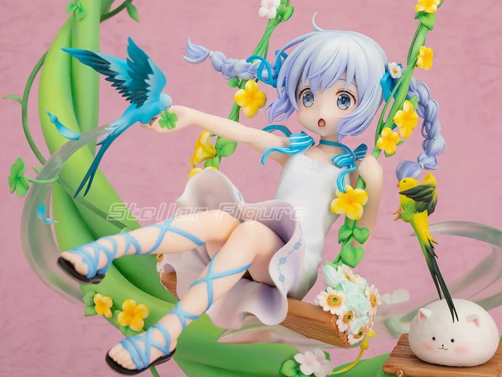 ã€SFã€‘In Stock F:NEX Would You Like Some Rabbits Today Tippii Kafuu Chino 1/7 Scale Figures Model Collection Gift