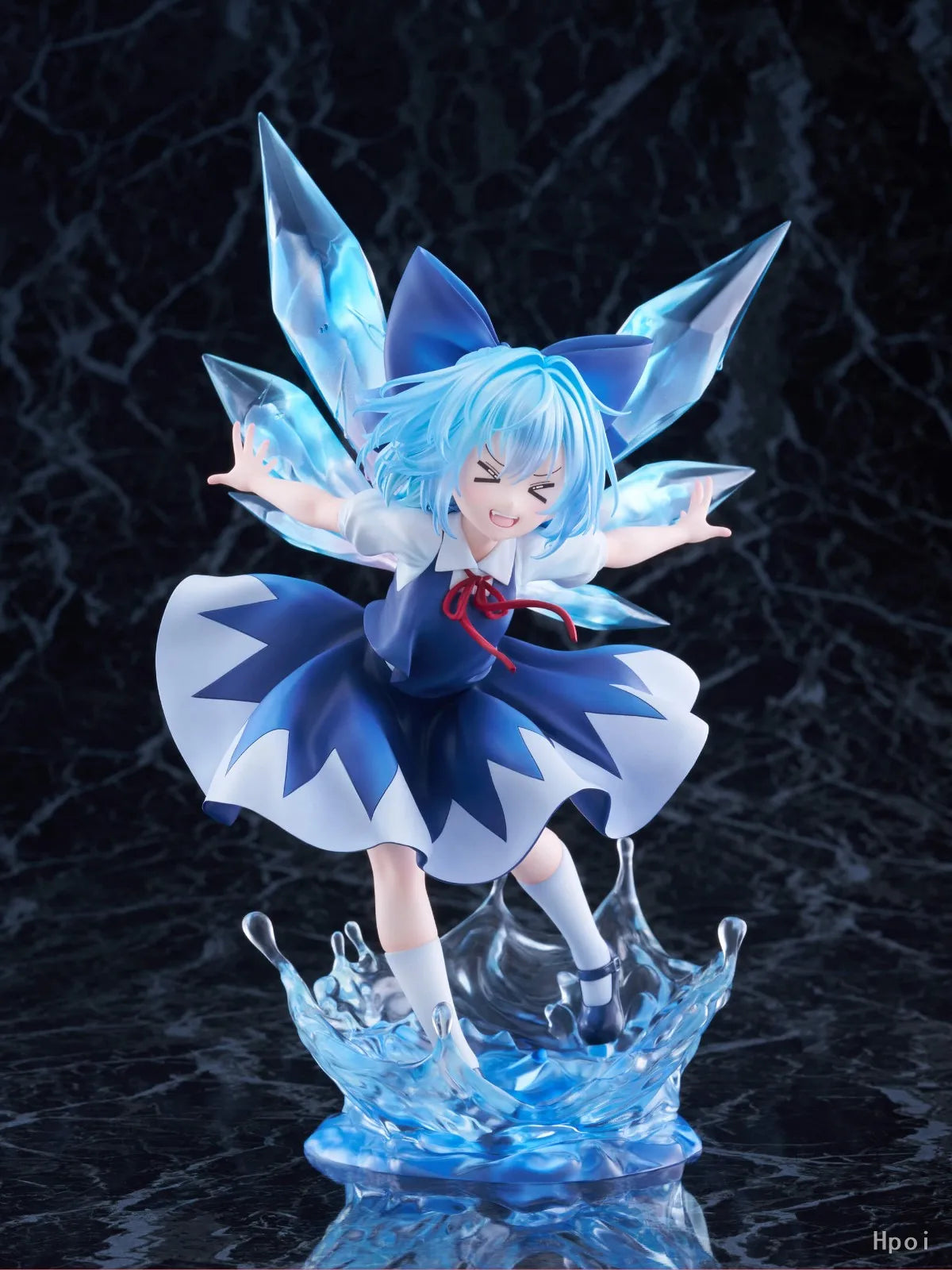 In Stock Touhou Project Cirno 1/7 Scale Animation Peripherals Ornaments Figures Scenery Items Movable Figures Collection Gifts
