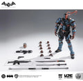 LPZZ ROUNO CUEURE DC002 1/12 Deathstroke Arkham Knight Finished Module Movable Batman Collectible Model Action Anime Figure Toy