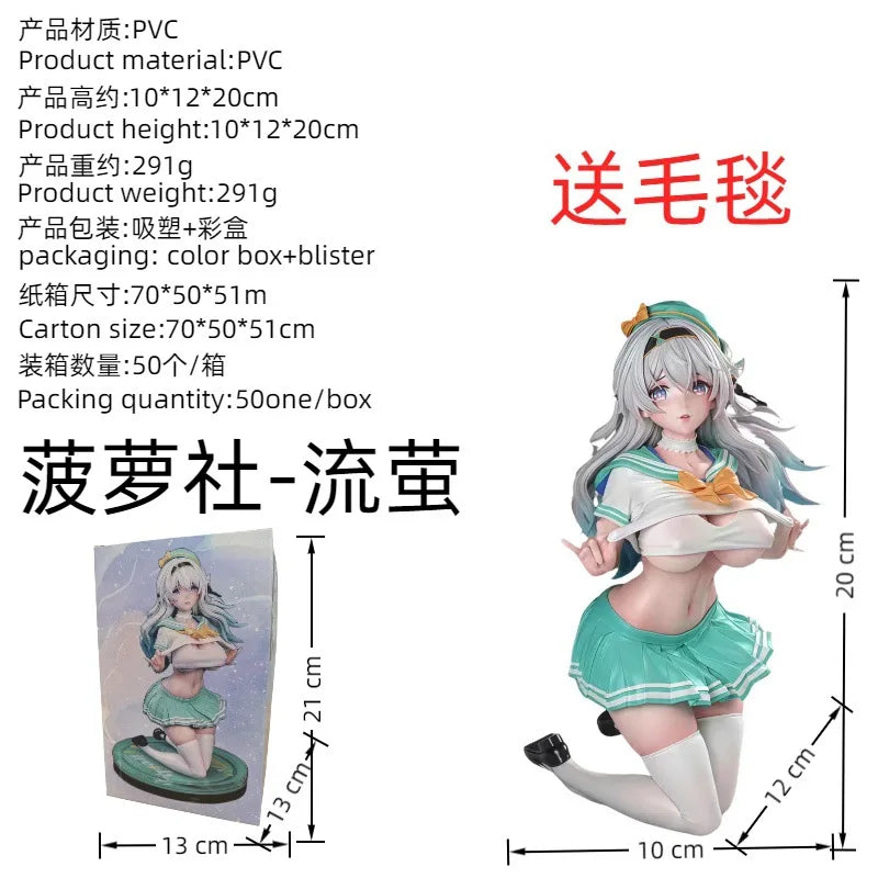 Sexy Anime Girl GK Model Desktop Statue Toy Anime Figure Collectible Gift for Adults