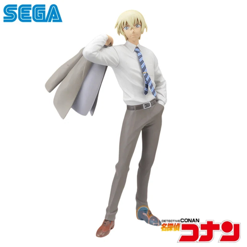In Stock Sega Original Detective Conan Toru Amuro Action Figure Model Doll Brand New Boxed Toys Model Garage Collectible
