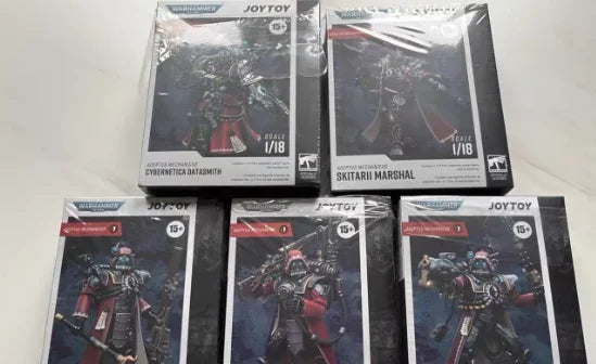 【SF】JOYTOYS 1/18 Action Adeptus Mechanicus Skitarii Ranger Alpha Arquebus Data Tether Model Toys Gifts Collection Ornaments