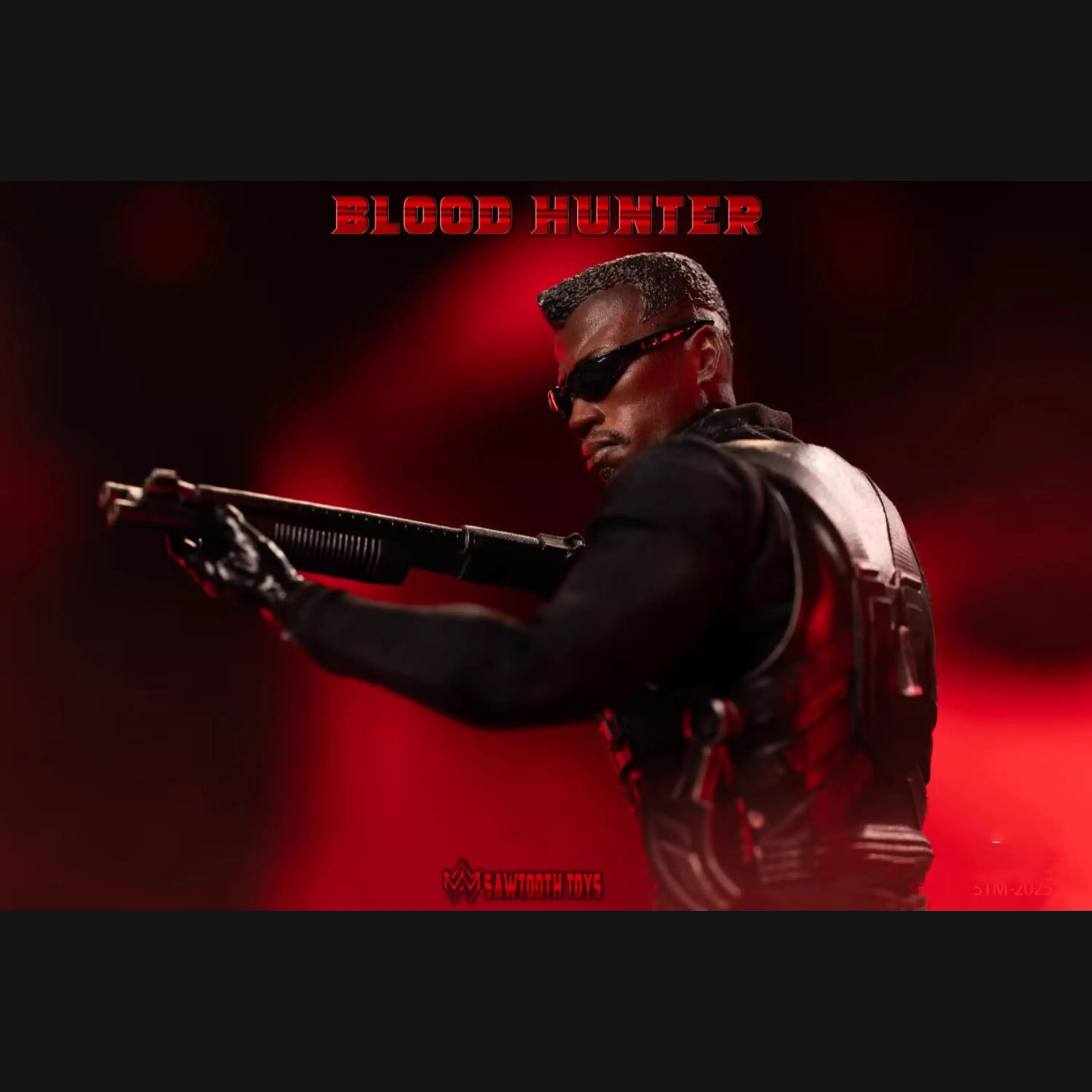 Original 1/12 SAWTOOTH TOYS Action Figure Model BLOOD HUNTER Soldier Double-Headed Carving Scale Collection Gift Toys