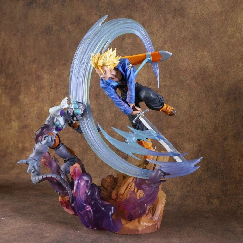 Bandai Figuarts ZERO FZ Super Fierce Battle Super Saiyan Trunks Frieza Doll Figures Collection Gifts
