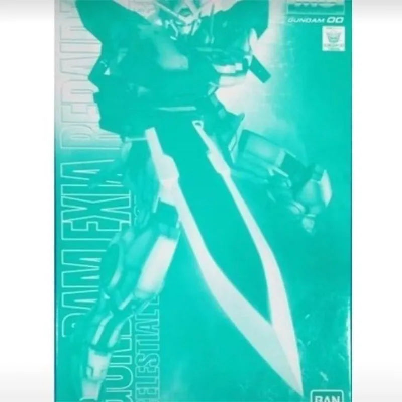 Bandai Original MG Gundam Exia RepairⅡ GN-001R2 1/100 Anime Action Figure Assembly Model Toys Gifts For Children Collectibles