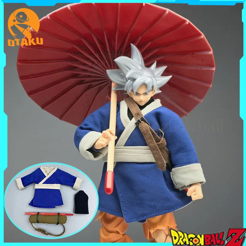 In Stock Dragon Ball Z Super Saiy Shf Son Goku Clothes Umbrella Goku World Martial Arts Tournament Action Figure Clothes Toys