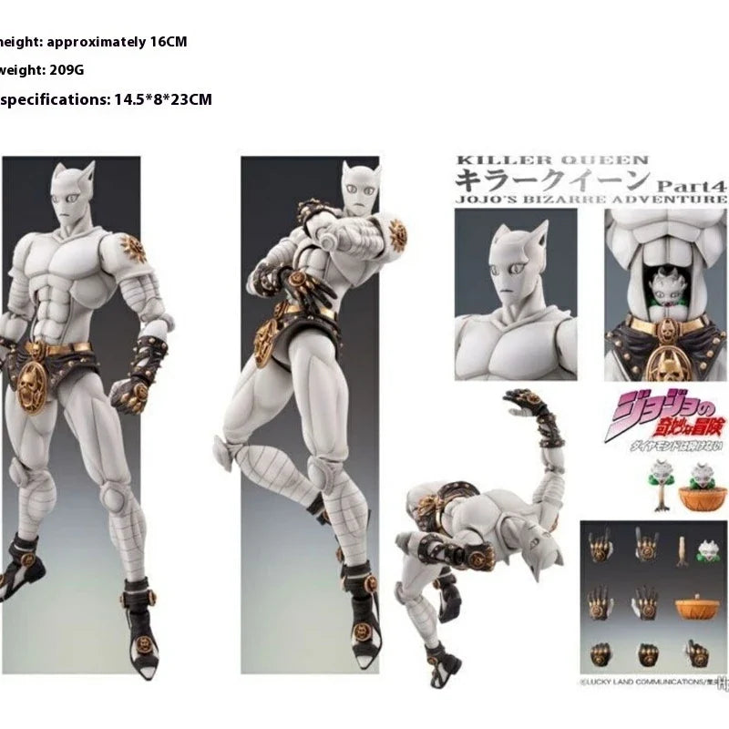 Jojo'S Bizarre Adventure Jojo Kira Yoshikage Killerqueen Anime Action Figurines Fashion Desktop Ornament Boy Toy Surprise Gifts