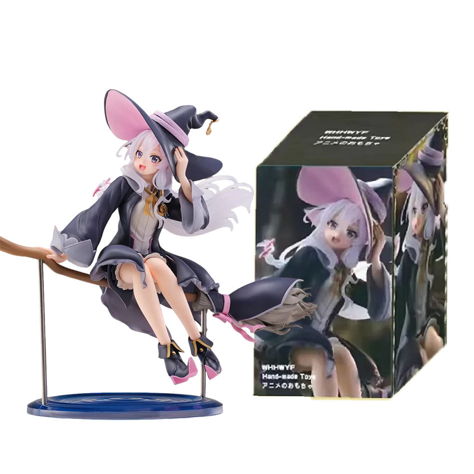 Anime Wandering Witch: The Journey Of Elaina 20cm Elaina PVC Action Figure Model Toys For Kids Birthday Gift