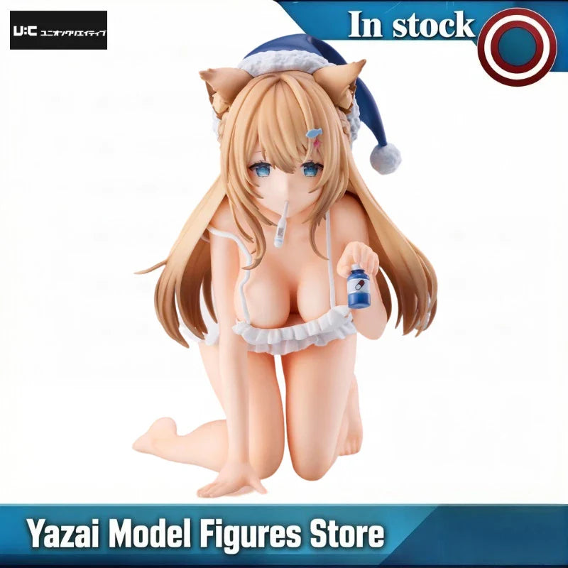 Auf Lager Original UnionCreative Schlafende Katze Colon-chan Anime-Figuren Modell Statue Geschenk Kollektion Schreibtischdekoration