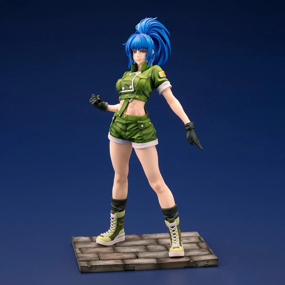 Original in Stock Kotobukiya The King of Fighters '97 - Leona Heidern - Bishoujo Statue - 1/7 Anime Figure Action Figure Model