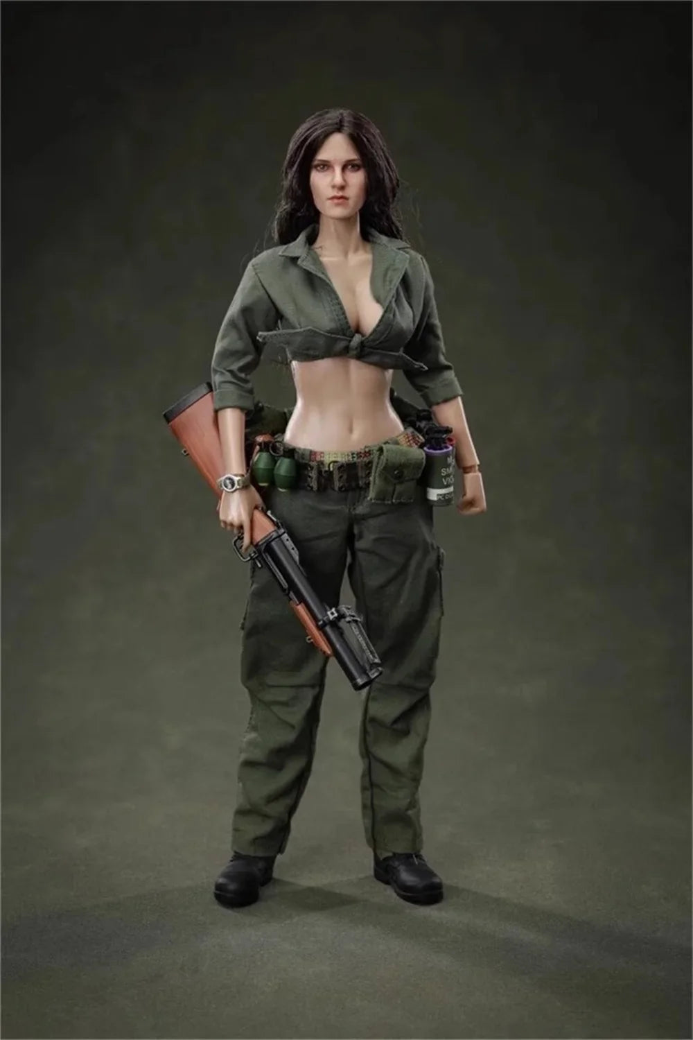 In Stock 1/6th Female Soldier Vietnam War Full Set Moveable Action Figure Toys Model Gift For Fans Collect