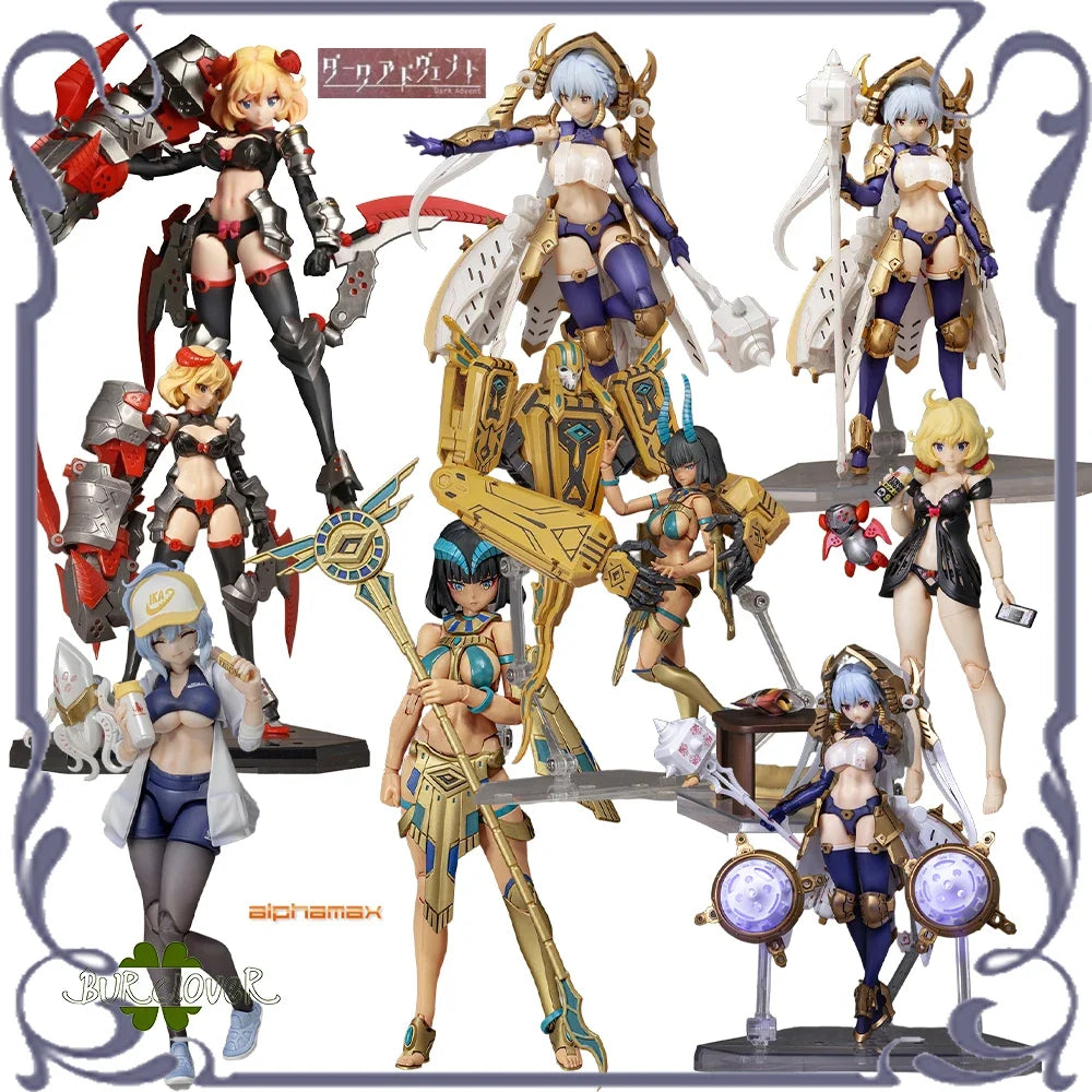 Alphamax Original Dark Advent Series Dragondress Sophia Krakendress Lania Undeaddress  Theseus Assembly Model Anime figurines