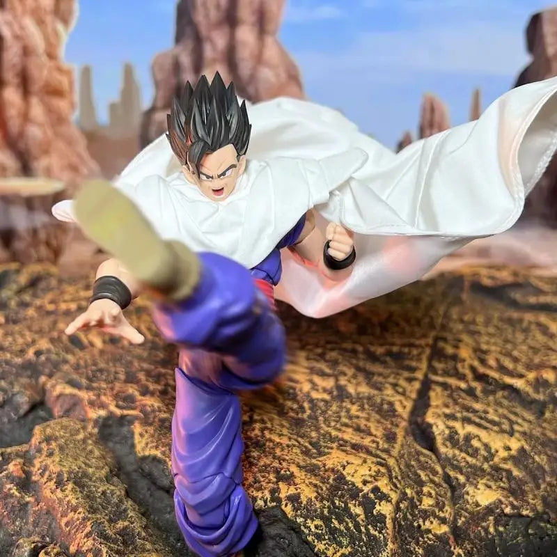 Dragon Ball Z Super Shf Series Anime Piccolo Give Son Gohan Cloak Handmade Clothing Suitable for 1/12 Size Movable Humanoid