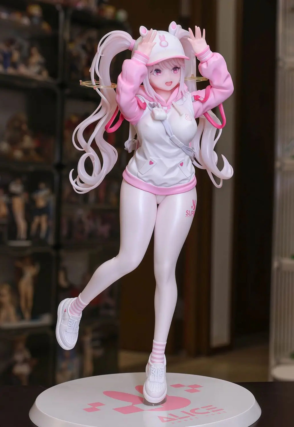 In Stock 25cm Alice Anime Figure NIKKE：The Goddess of Victory Game Character Figure Gk Statue Model Collection Ornament Toy Gif