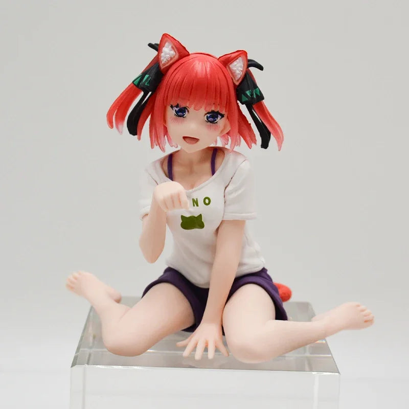 26cm The Quintessential Quintuplets Anime Girl Figure Miku Nakano Action Figure Nino Nakano Figurine Adult Model Doll Toys Gifts