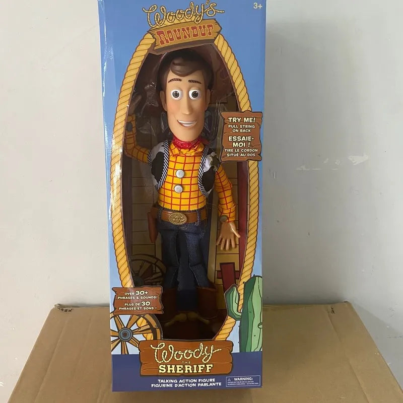 2025 In Stock New Toy Story 4 Talking Woody Jessie Action Figure Sing Soft Cute Anime Figure Decoration Birthday Model Toy Gift