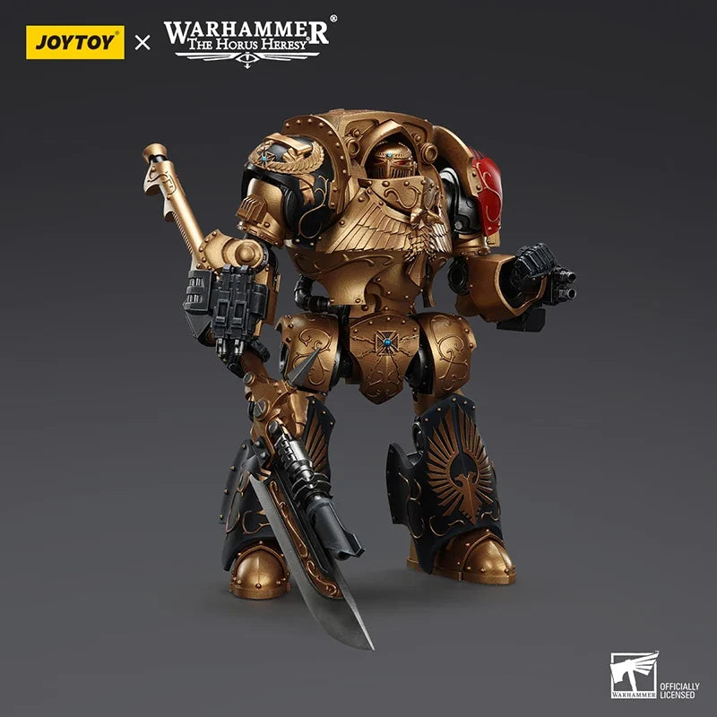 JOYTOY 1/18 Warhammer 30K Action Figure Legio Custodes Contemptor 2PCS Model 1:18 Garage Collection Kit Gift