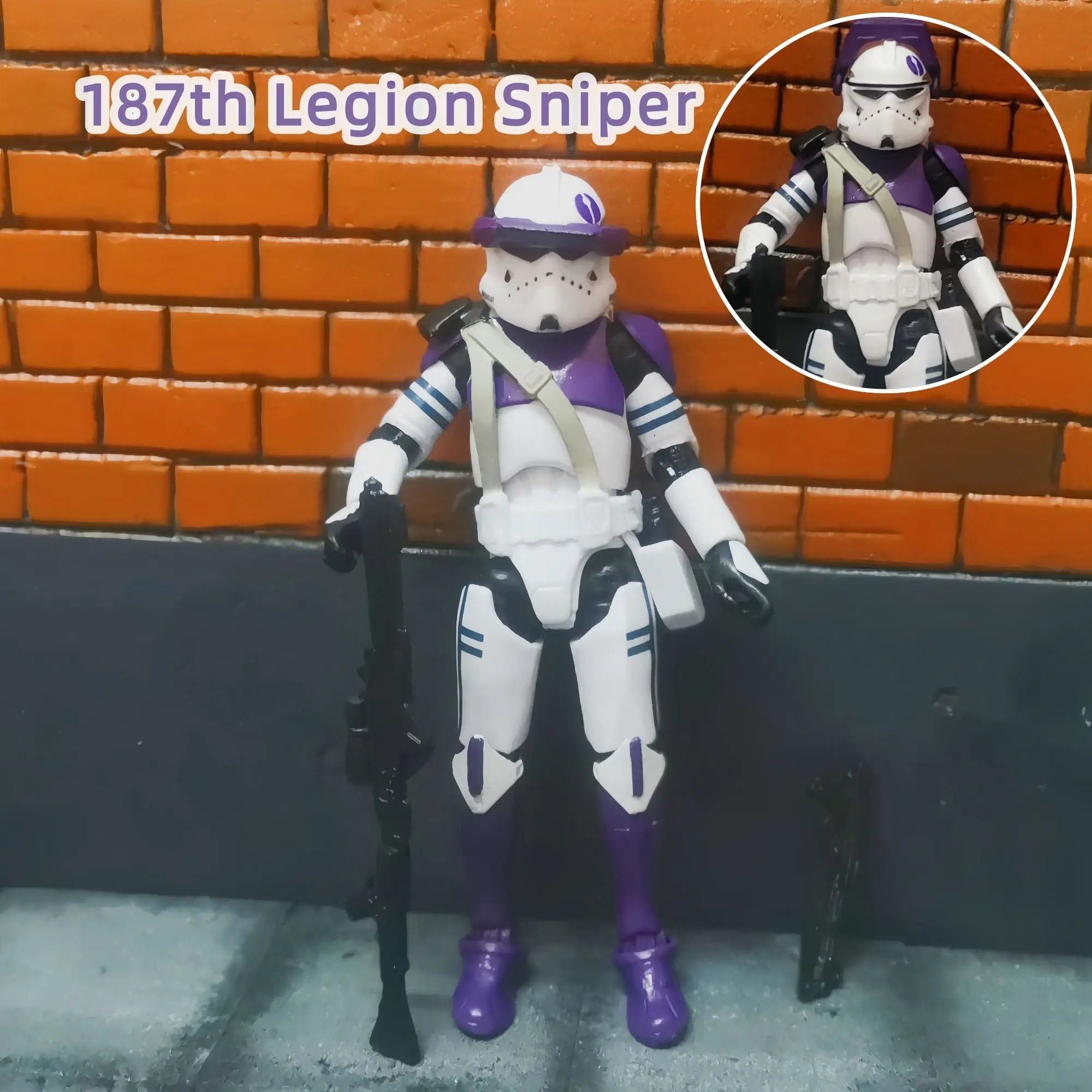 Star Wars 3.75 Inch  Clone Trooper 1/18 187th Legion  Shock Coruscant Guard Action Figure Windu Fox  Toys Model Loose
