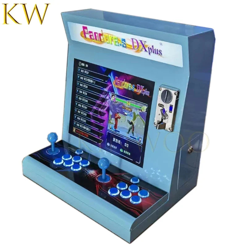 2024 17 Inch 3D Pandora SAGA DX Plus 20008 in 1 PCB Games Cabinet Joystick Button HDMI VGA Coin Slooter Arcade Console Bartop