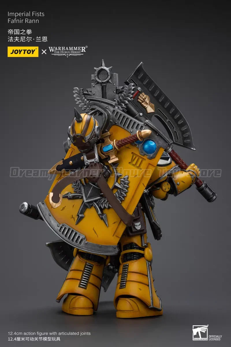 【In stock】JOYTOY Warhammer 40K Imperial Fists Legion Praetor with Power Sword Fafnir Rann 2PCS 1/18 Action Figures Toys
