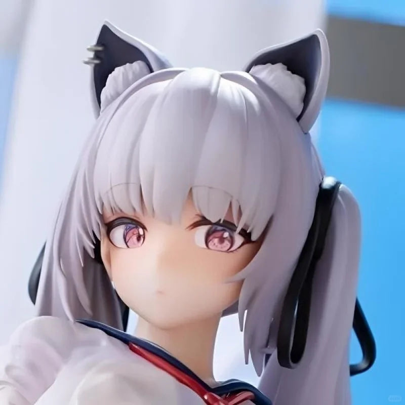Spot Alvina Animal Ear Uniform Hand Made Gk Model Anime Beautiful Girl Animation Peripheral Tabletop Decoration Surprise Gift
