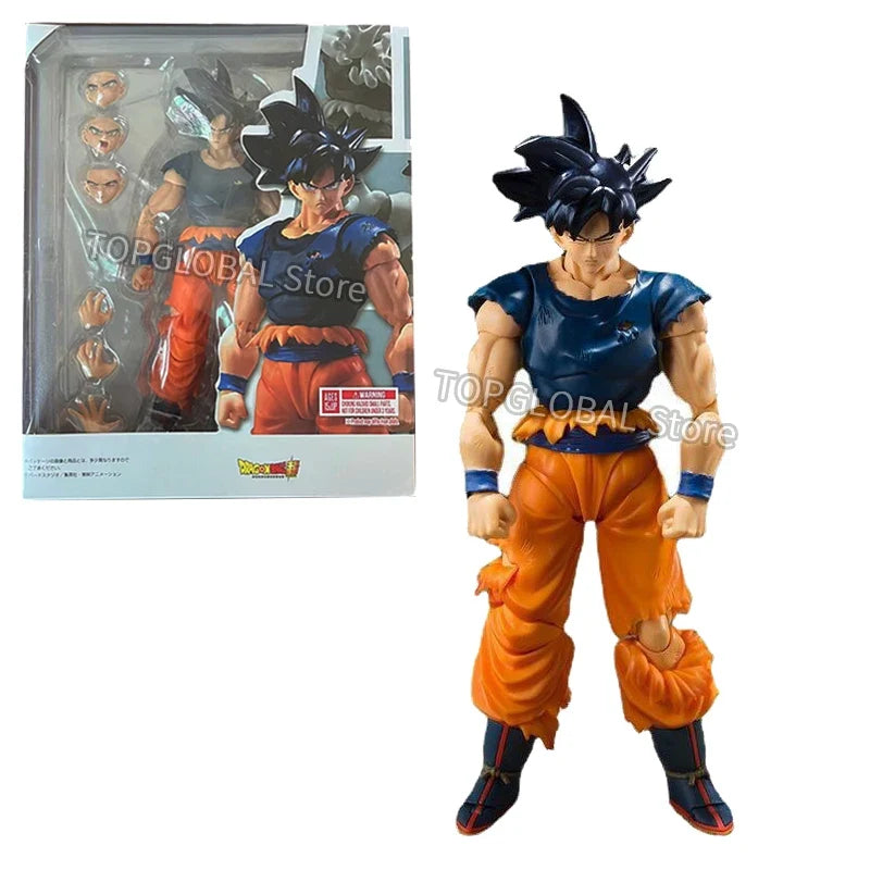 16cm Dragon Ball Figures Super Son Goku Migatte No Goku Kizashi Action Figure Gbz Joint Movable Collection Doll Birthday Gift