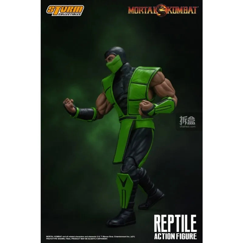 New Storm Collectibles Original Mortal Kombat REPTILE Lizard Man 1/12 Mobile Doll Soldier Model Handmade Toy Gift Collection