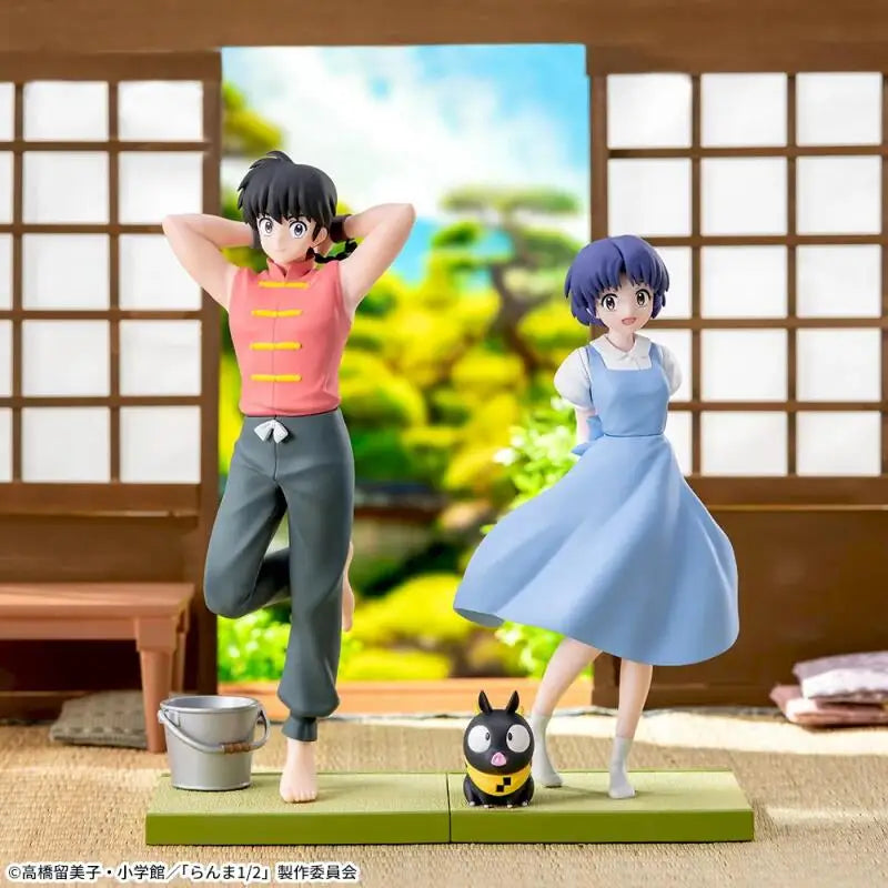Genuine Sega Ranma 1/2 Luminasta PM Figure Shampoo Saotome Ranma Tendou Akane Original Anime Figure Model Collector Figurine Toy