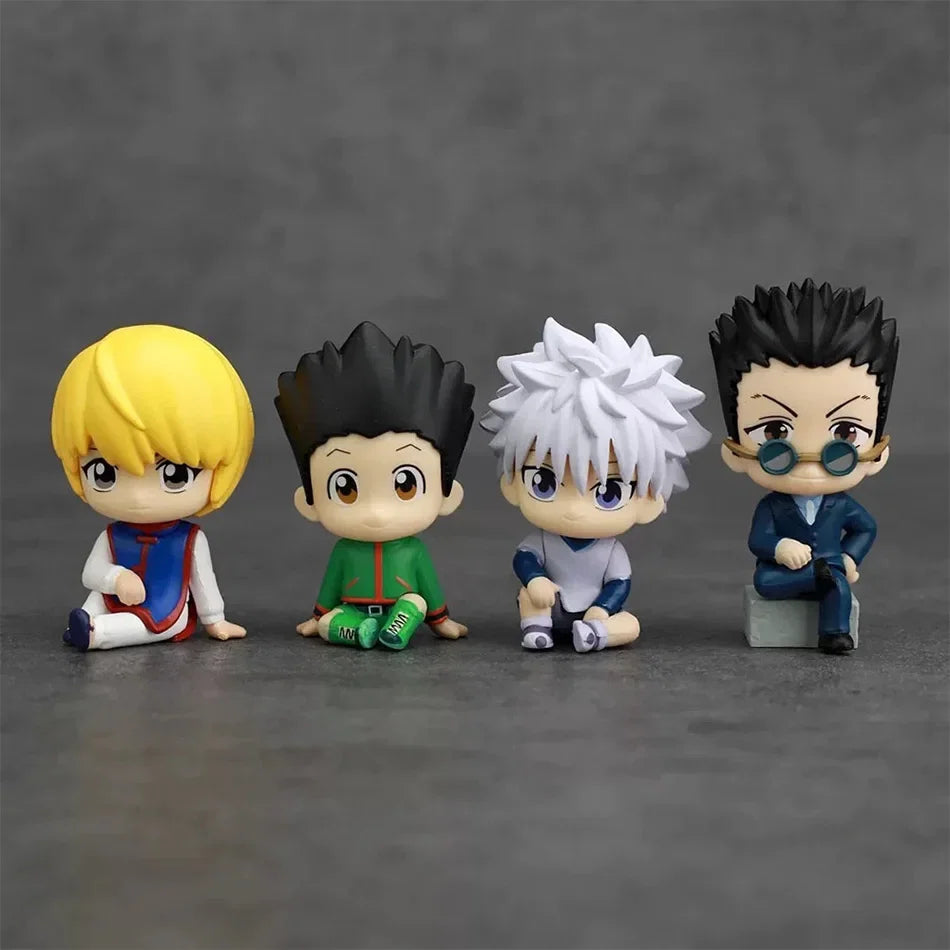 Anime figure Chrollo Lucilfer Gon Freecss Figure Killua Zoldyck Kurapika Figure Hisoka Figure Feitan Mini Model Dolls Toy Gifts