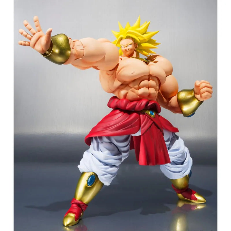 In Stock Genuine Bandai Dragon Ball Z Model Kit SHF Broly 40th Anniversary Reissue Edition Anime Action Figure Collection Model