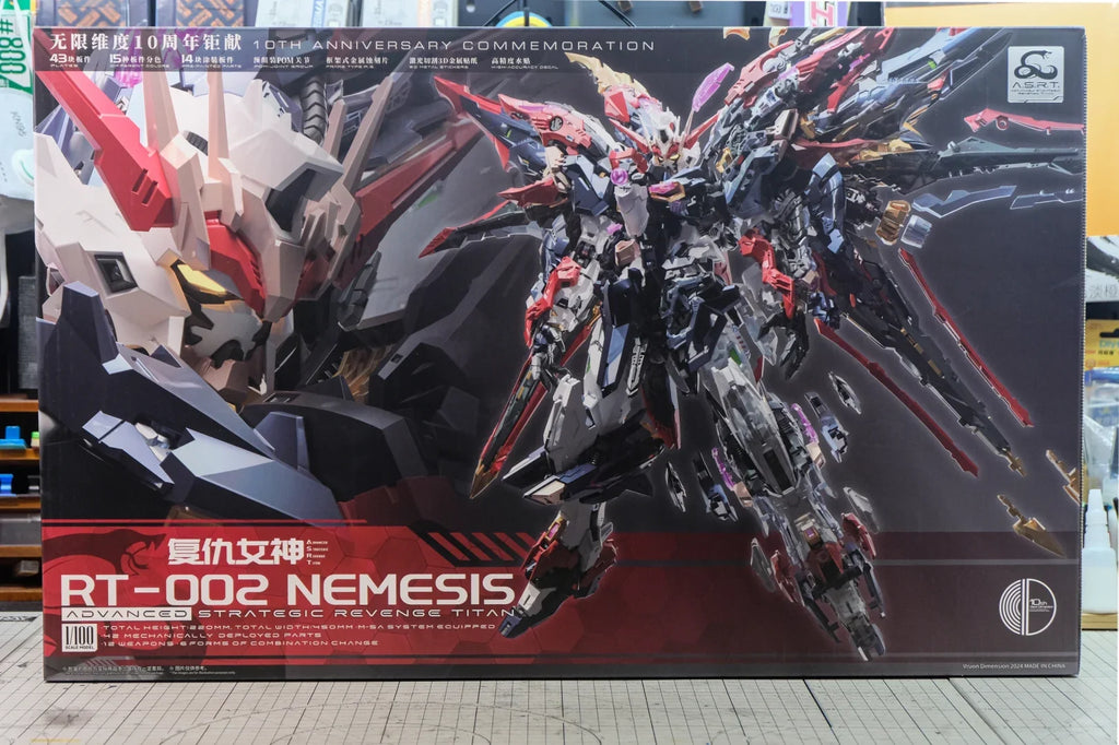 In Stock Infinite Dimension RT-002 NEMESIS 1/100 Assembling Model Mecha Model Pvc Toys IN ERA+ ADVANCED STRATEGIC REVENGE TITAN