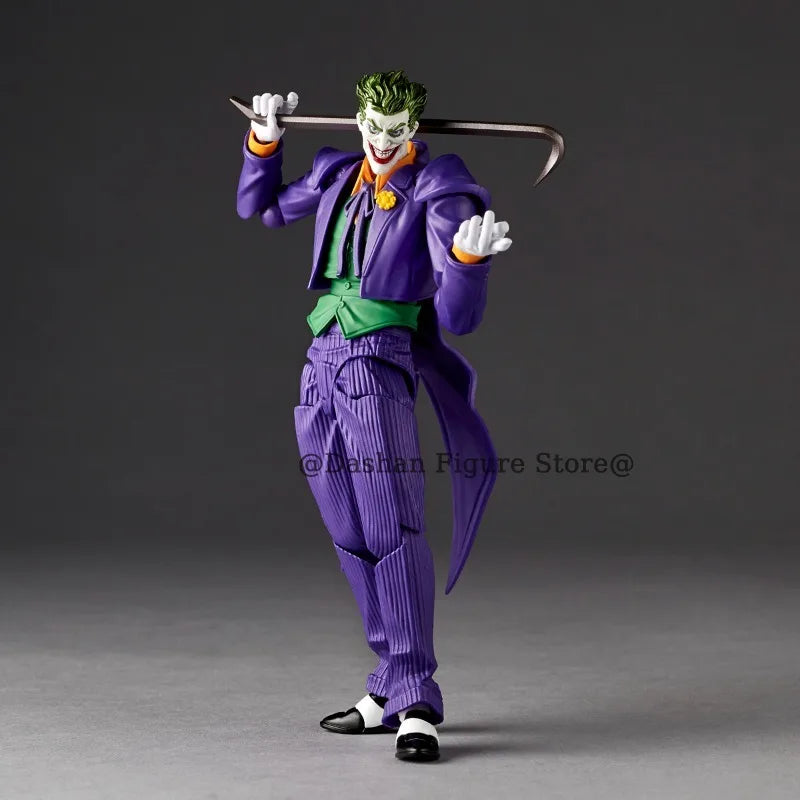 Revoltech Joker Action Figure Kaiyodo Justice League Romeo Figures Amazing Yamaguchi Figurine PVC Comic Collection Model Toys