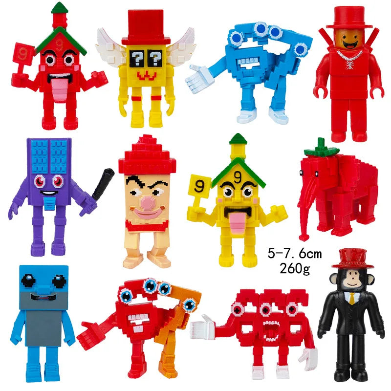 6/8pcs Set  Steal A Brainrot Figures Toys PVC Action Figure Christmats Gifts Toy Italian Brainrot Sahur Model Room Decor Gifts