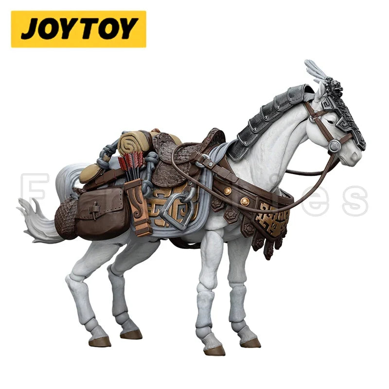 1/18 JOYTOY Action Figure Dark Source JiangHu Northern Hanland Empire White Feather Snowfield Archery Cavalry Horse