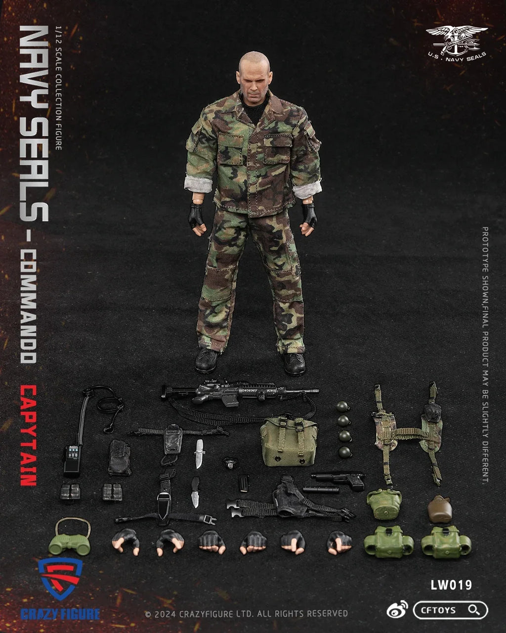 Original CFTOYS Special Assault Team-Top Soldier Action Figure 1/12 Lw020 Lw019 6inch Men Soldier Model Pvc Statue Toy Gifts
