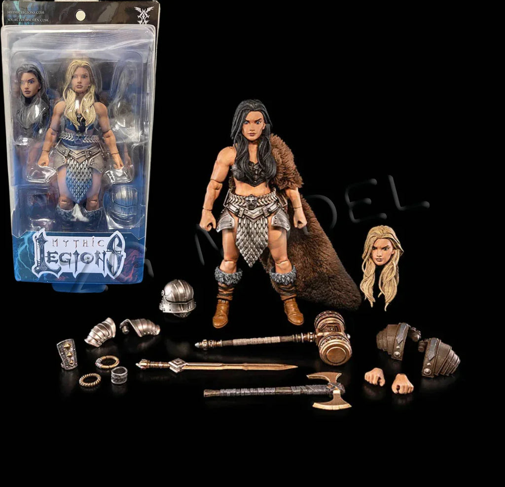 Vorverkauf Four Horsemen Studio Mythic Legions Legendary Warrior Female Barbarian 2026 Anime Actionfigur Modell Spielzeug