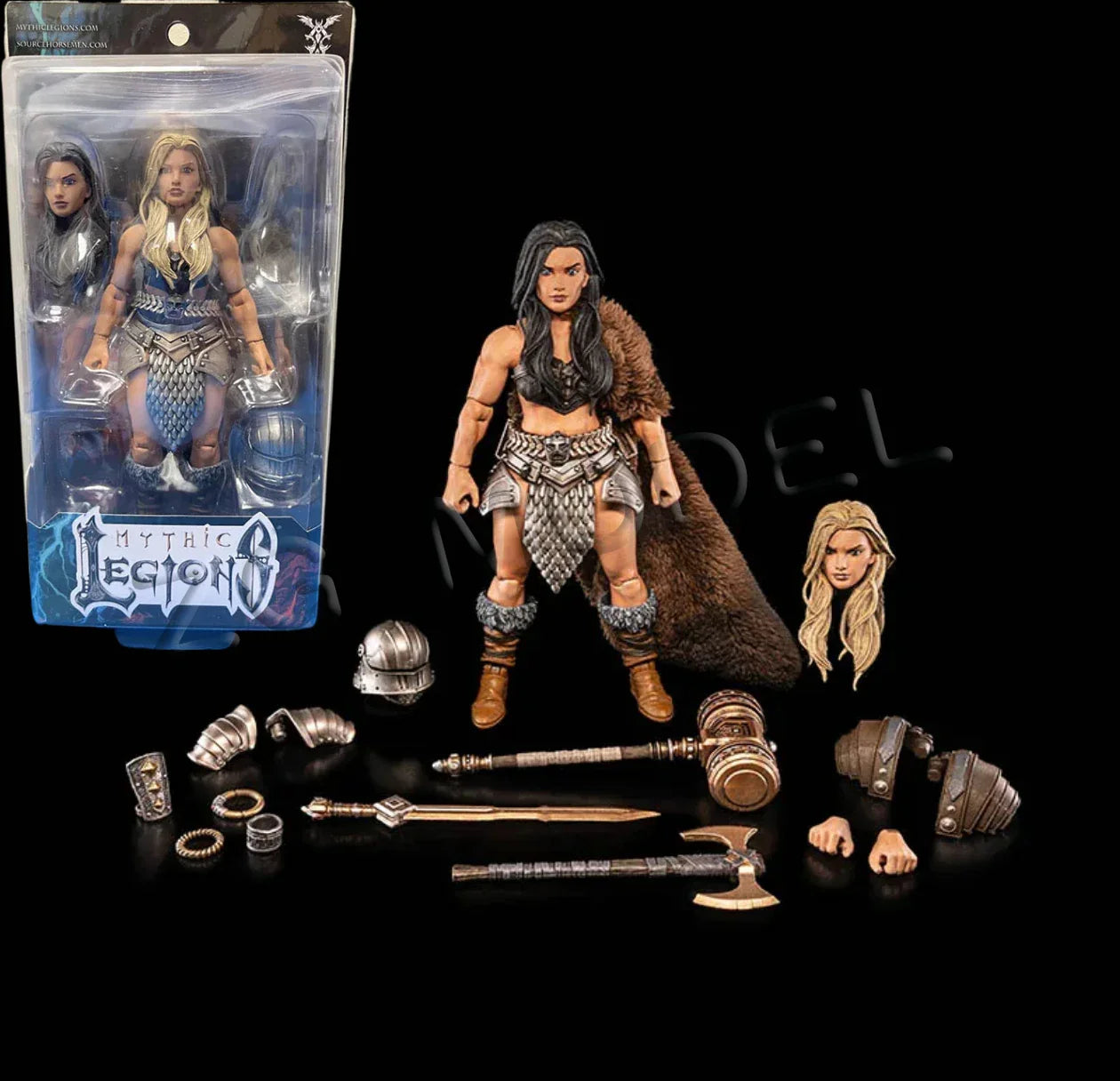 Vorverkauf Four Horsemen Studio Mythic Legions Legendary Warrior Female Barbarian 2026 Anime Actionfigur Modell Spielzeug