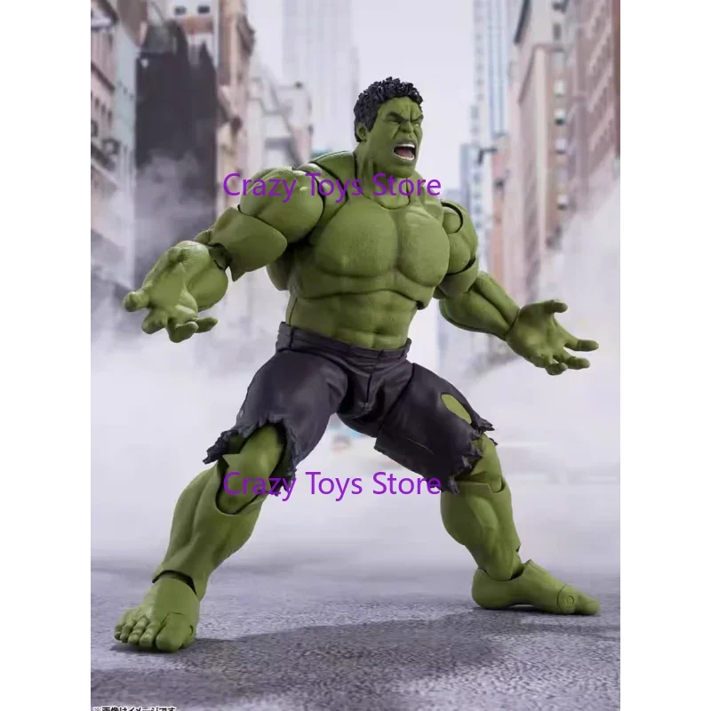 In Stock 100% Original Bandai SHF Hulk Avengers Collectible Model Toy Gift Figure gift