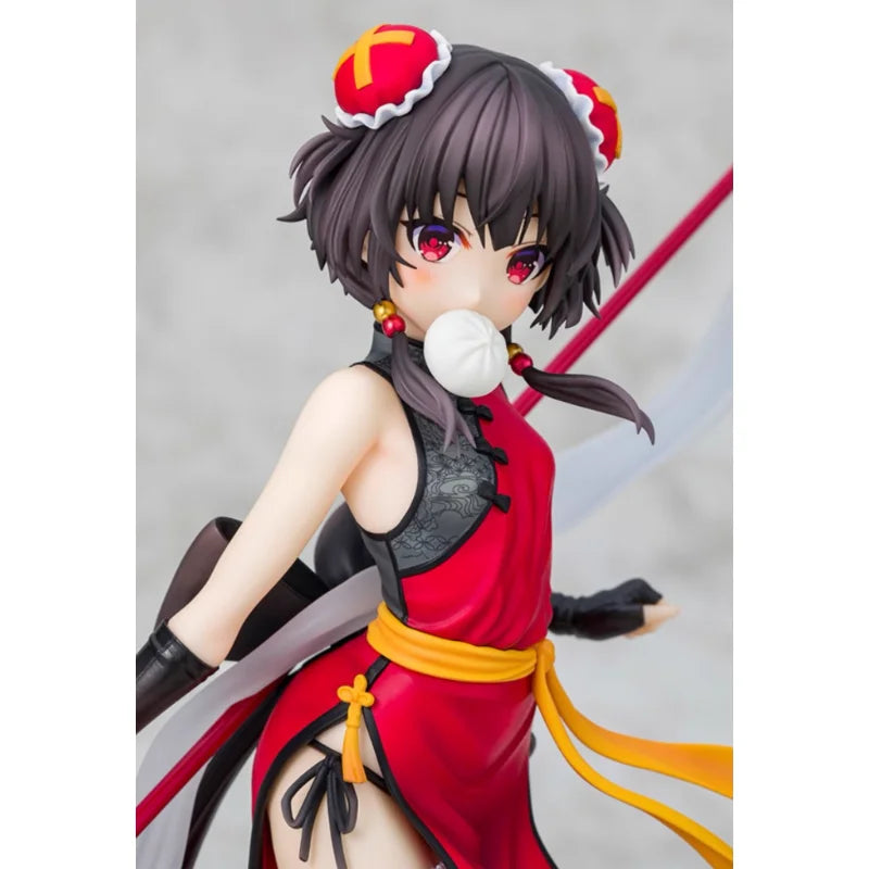 In Stock Original KDcolle KonoSuba 1/7 Megumin Yunyun Cheongsam Anime Figure Model Collection Doll Ornaments Birthday Present