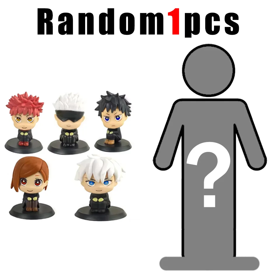 Jujutsu Kaisen Anime Figures Geto Suguru Gojo Satoru Doll Fushiguro Toji Okkotsu Yuta Inumaki Toge Q Version Toy Collection Gift