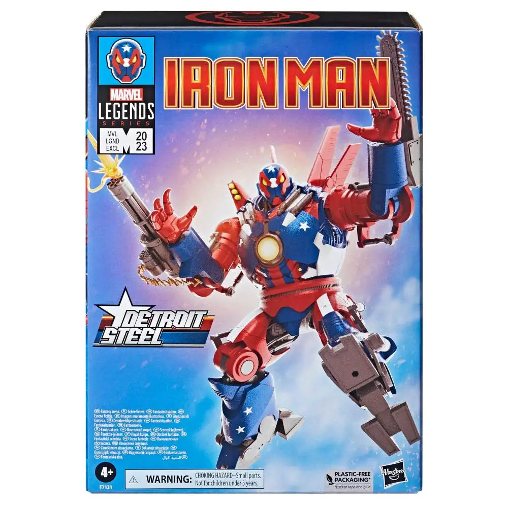 Hasbro Marvel Legends Series Iron Man SDCC Detroit Steel 9-Zoll Actionfigur Modell Sammlung Spielzeug Geschenk F7131
