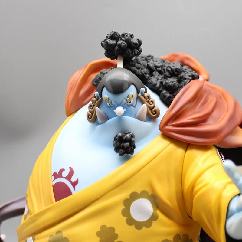 One Piece Jinbe Figurine GK Oka Shichibukai Jinbe Action Figures PVC 26cm Anime Collection Model Toys Birthday Children Gifts