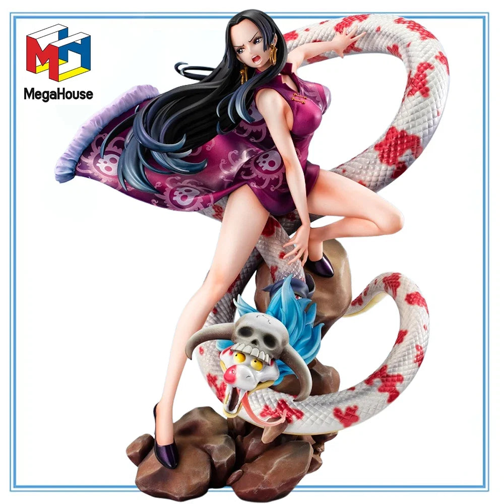 100% Original MegaHouse Portrait of Pirates "A-MAXIMUM" One Piece Salome Boa Hancock Anime Figure Collection Series Model Toys