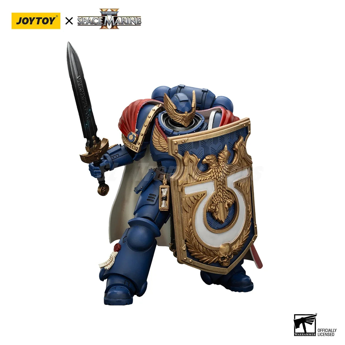 JOYTOY Warhammer 40K 1/18 Action Figure Ultramarines Victrix Honour Guard Storm Shield And Power Sword Toys Model