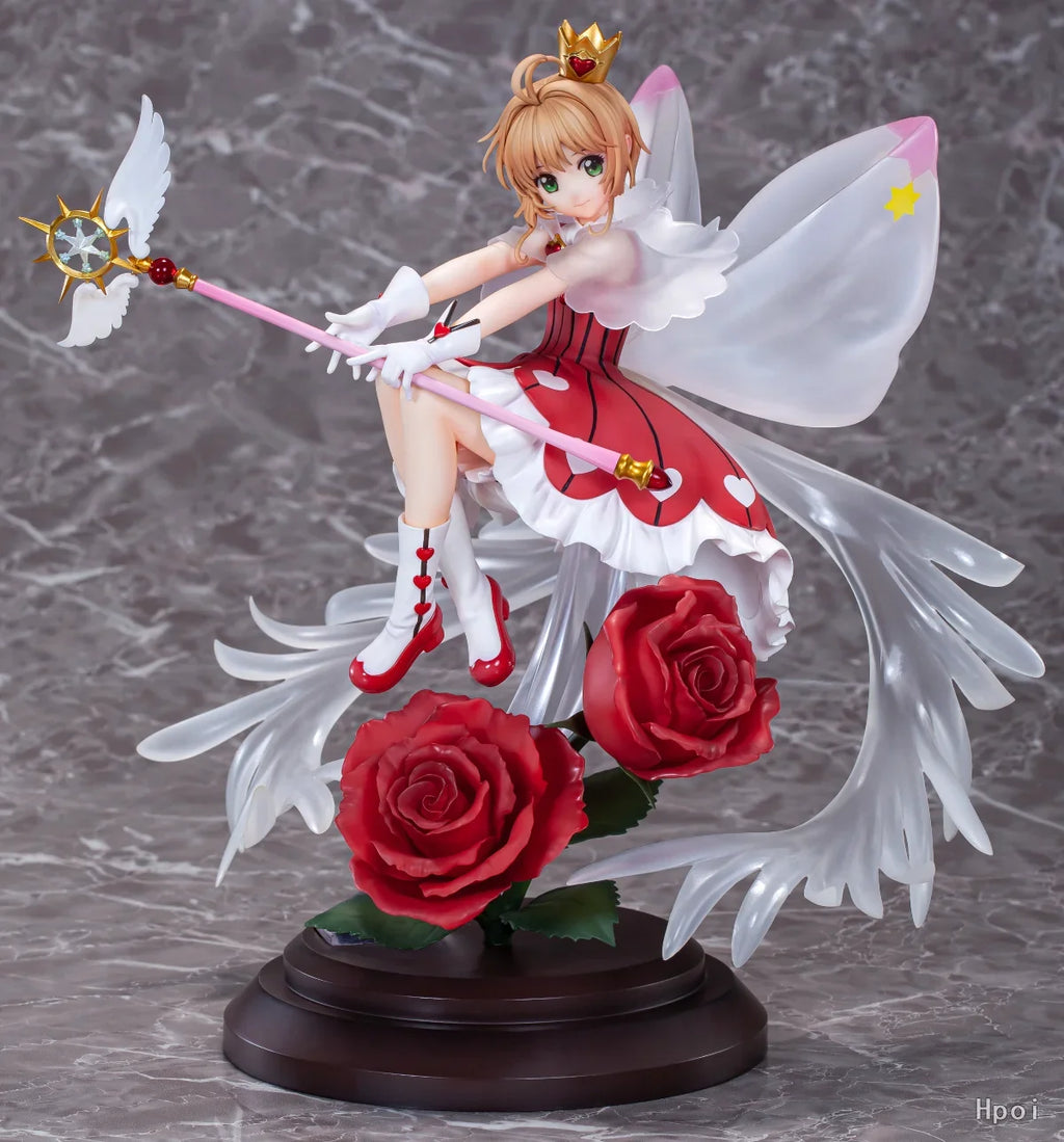 【FS】 In stock WINGS INC. Cardcaptor Sakura Transparent Card Chapter Sakura Kinomoto Scale 1/7 Figure Toy Model Gift