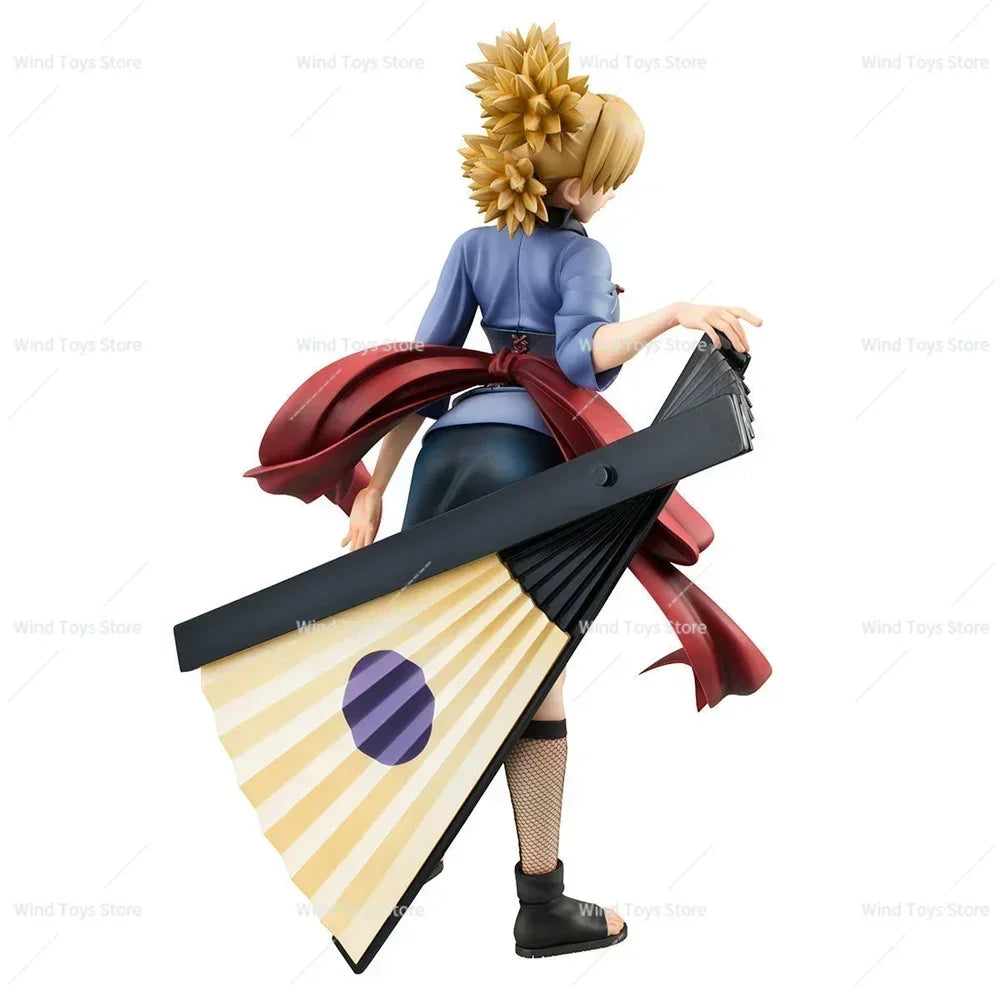 Anime Figure Naruto Nara Temari Original Boxed Megahouse G E M Collection Model Toy Ornament
