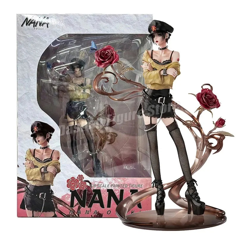 Anime Hobbymax NANA Actionfigur PVC Schönes Mädchen Sammlerpuppe Modell Raumornamente 24cm Komatsu Nana Figuren Spielzeug Geschenke