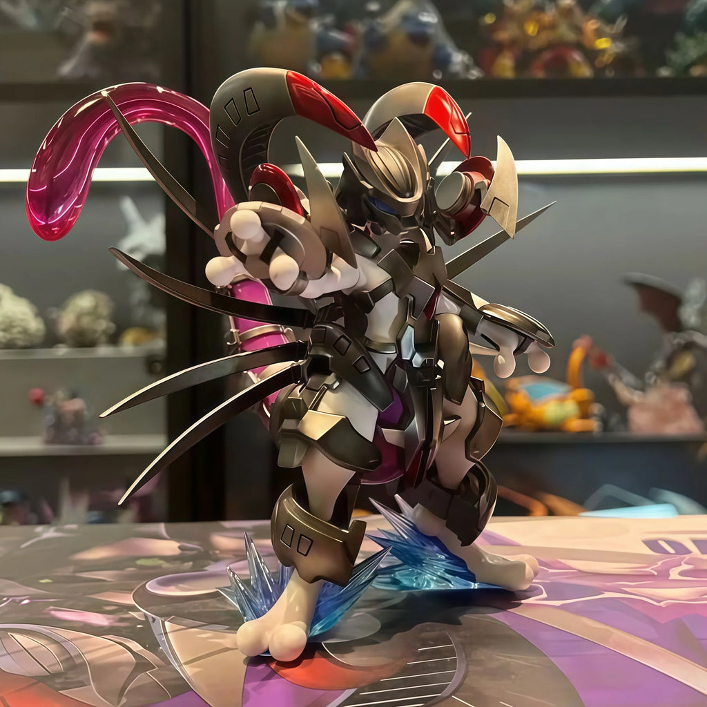 New Mewtwo Figure Armor Mewtwo Action Figures Pvc Statue Model Collection Desk Decoration Doll Toys Ornament Christmas Gifts