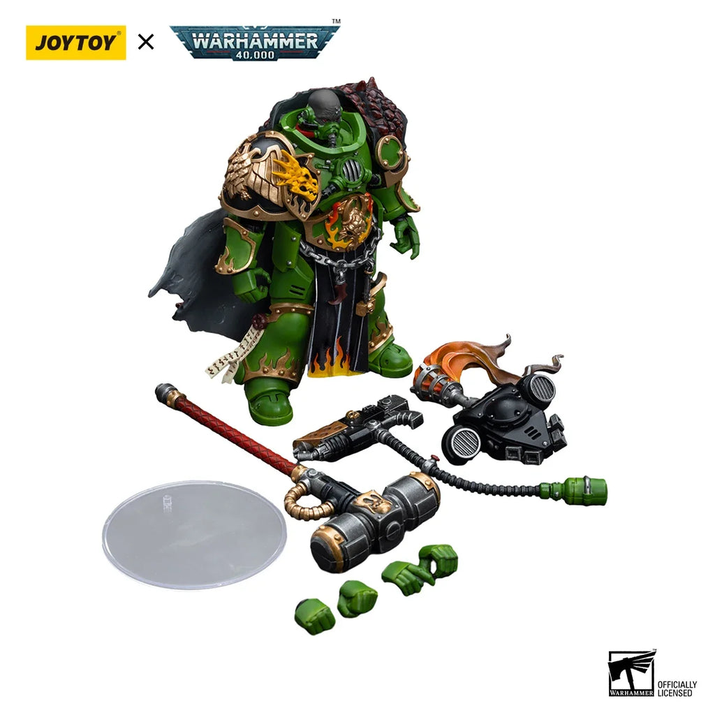 [IN STOCK] JOYTOY Warhammer 40,000 1/18 Action Figure Salamanders  Captain Adrax Agatone Model