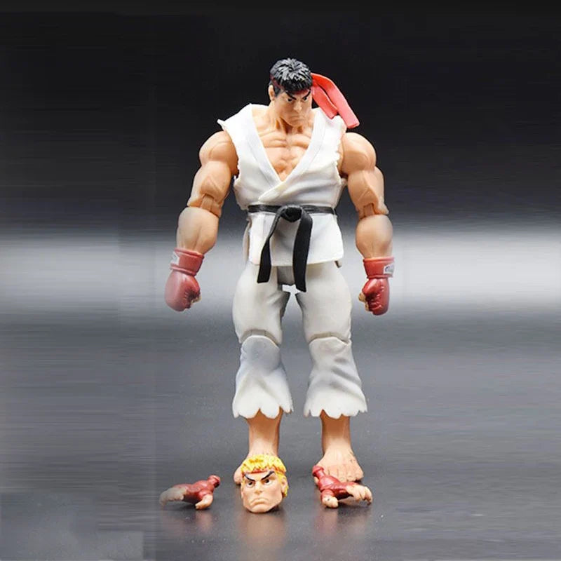 NECA Ken Ryu Figure Chun Li Hoshi Akuma Chunli Gouki Guile Action Figure Toy Doll Gift Movable Decoration Birthday Gifts
